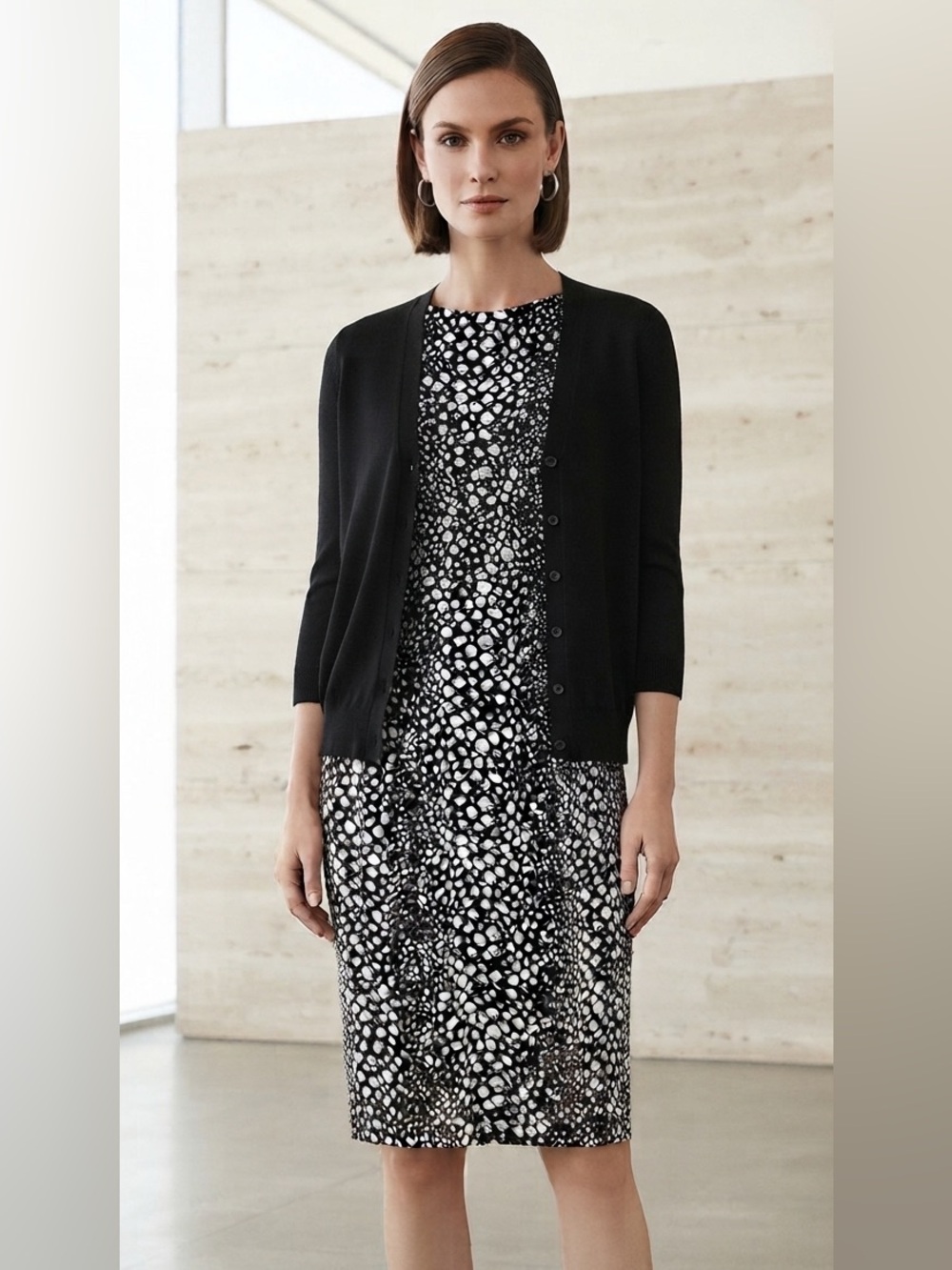 NWT - Modal Tart Collection Snakeskin Print Midi Dress - Picture 9 of 10